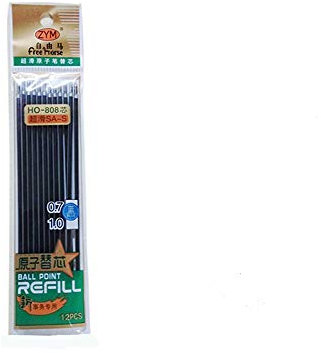 OTNE 12x Ballpoint Kugelschreibermine, Blau, Schwarz, Rot, Fein