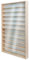 Alsino Sammlervitrine Hängevitrine für Uhren Modellautos Uhren Figuren Vitrine Spur HO & N Regal H0 60-90 cm 12 Fächer (V-70.12)