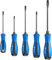BRILLIANT TOOLS BT031020 Serie di giraviti con calotta di percussione, 5 pz, a intaglio, PH Phillips [Powered by KS TOOLS]