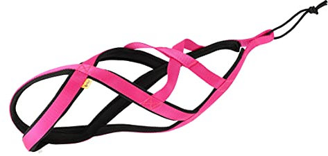 Dingo Hundegeschirre Sled Farbe Rosa Zuggeschirr Canicross Bike-Ski-Jöring Training Dogtrekking Große XL 15060