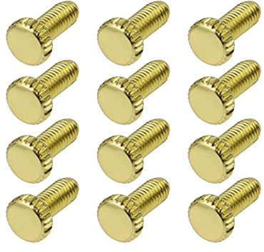 eMagTech Northwest Guitars Tremolo-Arretiersystem Steg Feinstimmschrauben Instrumenten-Ersatzteile Metall M5 kompatibel mit Floyd Rose E-Gitarre, 12 Stück