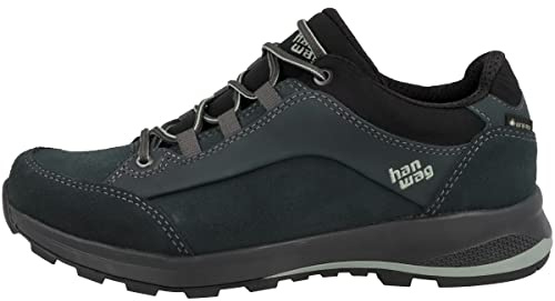 Hanwag W Banks Low Lady GTX Grün - Gore-Tex Niedriger wasserdichter Damen Gore-Tex Wanderschuh, Größe EU 42 - Farbe P