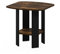Furinno Design Simple Table d'Appoint de Chevet avec Tiroir Poubelle, Pin Ambré/Noir