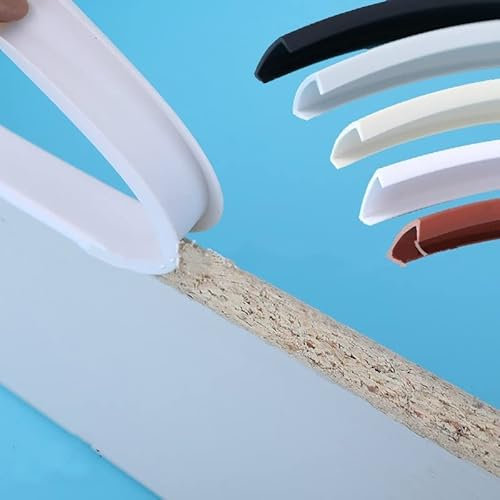 Ecken- Kantenschutz, Kantenumleimer Selbstklebend, MöBelkantenband U-Form, Furnier, Flexibel, Kein Umleimer Zum AufbüGeln, FüR MöBelrestaurierung Und Holzfurnier (40mm*3M,Schwarz)