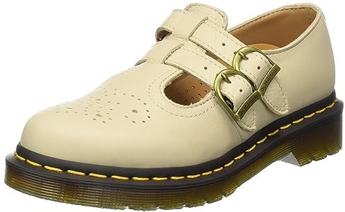 Dr. Martens Damen 8065 Mary Jane Amphibians, Parchment Beige Virginia, 36 EU