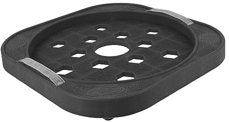 ULTECHNOVO Round Gas Tank Bracket for Kitchen Movable Tray Wheels Useful Can Pallet for Patio Gas Bottle