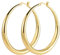 Gold Ohrring Große Creolen für Damen, Grosse Goldene Creolen Hypoallergene Sterling Silber Ohrring Große Hängende Creolen Oval Creolen Ohrring Leichte Große Ohrring Schmuck Geschenk für Frauen 5,1 cm