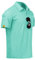 JACKETOWN Men's Polo Shirt Short Sleeve Breathable Tennis Shirt Summer Button Front Casual Sport Golf Shirt Regular-Fit (Turquoise Blue-L)