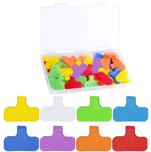 24 pcs Multi-Colour Cable Labels – Waterproof & Self-Adhesive Tags, Ideal for Marking & Organizing Cables
