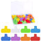 24 pcs Multi-Colour Cable Labels – Waterproof & Self-Adhesive Tags, Ideal for Marking & Organizing Cables