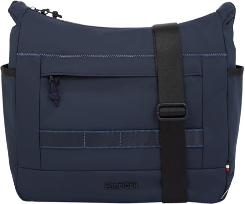 Tommy Hilfiger Herren Umhängetasche Colour Messenger Groß, Blau (Space Blue), Einheitsgröße