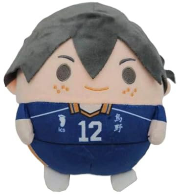 MayDee Anime Haiky Plüschtiere 23cm/9in, Anime Haiky Figur Plüsch Puppe Für Kinder Teens Niedlich Rundes Plüsch Spielzeug Für Dekoration (Tadashi Yamaguchi)