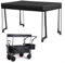 Homefurnishmall Auvent de chariot amovible pliable pour camping, pique-nique, pêche