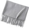 Schal Mit Eulenmotiv für Damen, einfarbig, warm, Latzschal, Geschenkschal Schal Rot Schwarz (Grey, One Size)