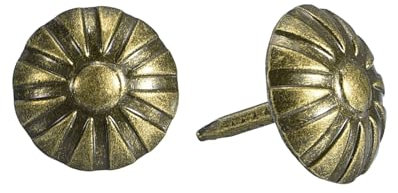 sourcing map Polsternägel, Nägel, Möbel, 50 Stück, 11 x 13 mm, aus Karbonstahl, für Zuhause, Sofa, DIY, dekorative Nagelköpfe, Nägel, Grün-Bronze