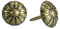 sourcing map Polsternägel, Nägel, Möbel, 50 Stück, 11 x 13 mm, aus Karbonstahl, für Zuhause, Sofa, DIY, dekorative Nagelköpfe, Nägel, Grün-Bronze