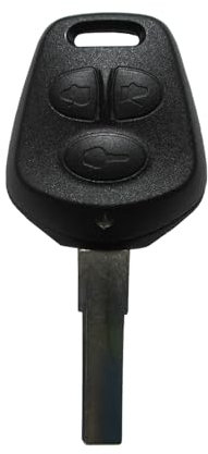 Schlüsselgehäuse, 3-Tasten, passend für Porsche 911 996, 986 Boxster Modelle, Schwarz