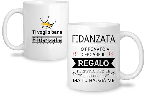 Yufansd Tazza Ceramica 11oz - Ho Provato A Cercare Il Regalo Perfetto Per Te Ma Tu Hai Gia Me - Personalizzata Tazza San Valentino Regali Fidanzata Natale