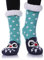 Xiangdanful Socken Adventskalender Winter Weihnachtsmotiv Haussocken Bettsocken Stoppersocken Casual Sport Bodensocken Kuschelsocken Thermosocken Baumwoll Bunte Socken Weihnachten Deko Sneakersocken