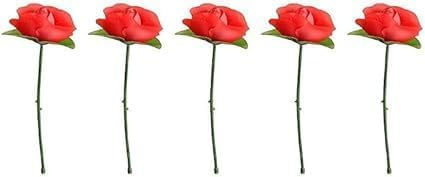 Rote faltbare Rosen/Rose erscheinende Zaubertricks Blume erscheint Nahaufnahme Bühne Straße Magie Zubehör, Zaubersets und Zubehör, Neuheit und Gag Kits