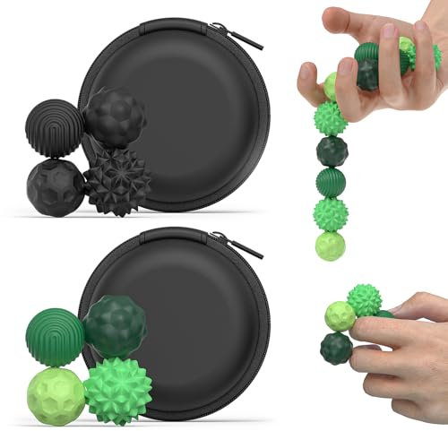 Magnetkugeln große Magnetischer Silikonball Fidget Toy, Unregelmäßiger Magnet, Fingerspitzen ADHS-Spielzeug, Dekompressionsmagnete Geeignet für Bildung, Unterhaltung