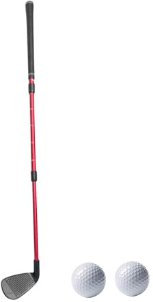 LeeQinersw Golf Wedge Chipper Telescopic Club pour Les Enfants à L'échelle et Aux Balles, Noir Rouge