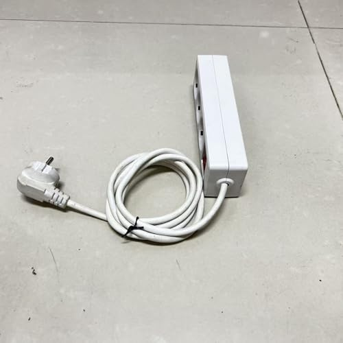 2PCS Steckdosenleiste Doppelstecker für Steckdose für Büro Zuhause Küche,Weiß