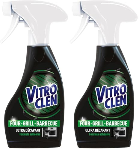 Vitroclen Spray nettoyant ultra décapant four-grill-barbecue - 250 ml (Lot de 2)