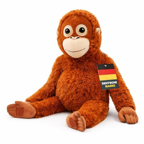 Stayins Punch Monkey Plüschtier AFFE Kuscheltier Orang Utan Klammeraffe Affen Stofftier
