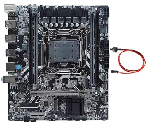 YRREATY Placa Base X99H667 DDR4 LGA 2011-3 Chip H81/B85 Soporta 4X RAM DDR4 M.2 NVME Ethernet Gigabit Placa Base de Escritorio X99