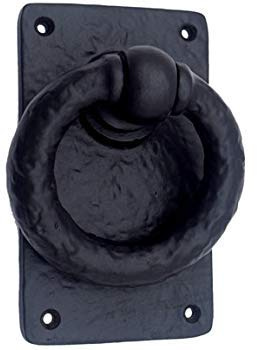 The Metal Magician Black Antique Cast Iron Door Knocker – Black