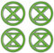 FaithHeart Extinction Rebellion Button 4 stück XR Button Abzeichen