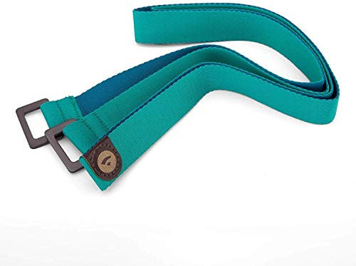 Bodhi Yogamatten-Tragegurt | Schultergurt für alle Yogamatten | Länge 165 cm | Einstellbare Schlaufe | Leicht, Robust & Schmutzabweisend | Maschinenwaschbar (petrol/türkis)