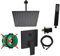 vanvilla Duschsystem mit Unterputz Duscharmatur von Hansgrohe OHNE iBox Einhebelmischer mit vanvilla Regendusche mit Armatur, Duschkopf eckig schwarz matt beschichtet SET HGS02-ob