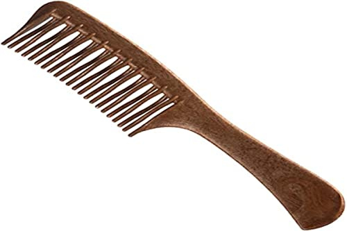 EUROSTIL Escarpidor Madera Peine Pua Curvada Pequeña, 20 G