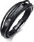 FLHEART DNR Echtes mehrschichtiges geflochtenes Leder Medizinische ID-Armband Herren medizinische Alarm Lederarmband mit Edelstahl Magnetisch Schließe für Notfall Erste Hilfe
