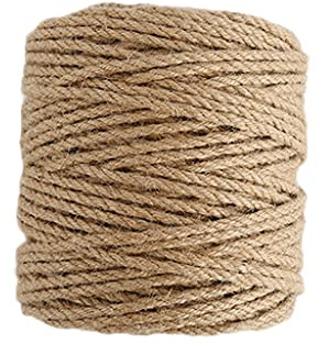 Corda di Canapa Naturale Corda Corda di Juta Naturale per Canapa Ecologica Corda, Resistente Artigianato Artistico Artigianato Fai-da-Te, Giardinaggio Fioraio Accessori ( Color : 5mm , Size : 100m )