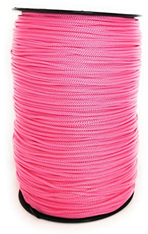 LE ANTICHE MERCERIE Cordoncino Thai per Borse all' Uncinetto Rocca 500GR Vari Colori (Rosa 23)