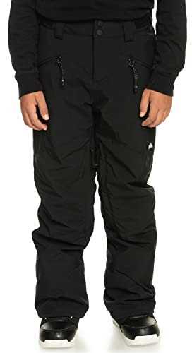 Quiksilver Boundry - Pantalón para Nieve - Niños 8-16 - 14 - Negro.