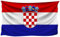Shonye 150x90cm Bandera Croata, Bandera de Croacia con 2 Ojales de Metal, Bandera Nacional Croacia de Color Brillante, Decorada en Eventos Deportivos, Fiestas, Desfiles