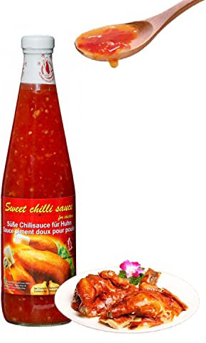 Salsa Chili Dulce para Rollitos y Pollo 725ml- Salsa Dulce Picante para Carnes