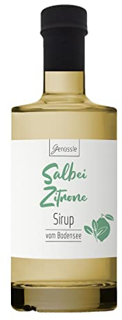 BIO Salbei-Zitronensirup 3x 350 ml - Genüssle Salbei Zitronen Sirup vom Bodensee