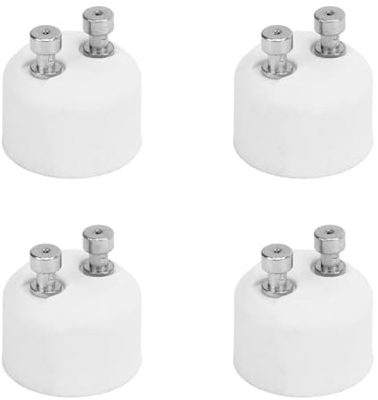 SUNGOOYUE GU10 auf MR16 Konverter, GU10 auf MR16 Adaptersockel Hitzebeständiger Lampenfassungskonverter für LED-Halogenlampe, 4 Stück