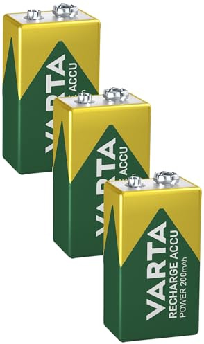Varta - Pile 9V Rechargeable Accu Ready2Use (200mAh) (Lot de 3)