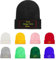 NLWQEKV Personalisierte Beanie-Mütze mit Ihrem Fototext, Namenslogo, personalisierte Strickmütze, Totenkopfmütze, Chemo-Mütze, Baggy-Mütze, individuelle warme Wintermütze für Männer und Frauen