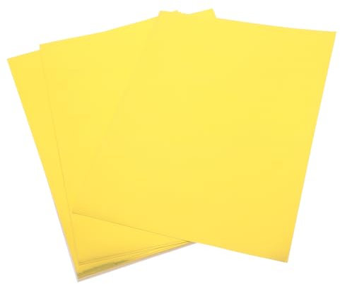 Bedruckbare Etiketten 20 Blatt PET Gold Rechteckig für Drucker