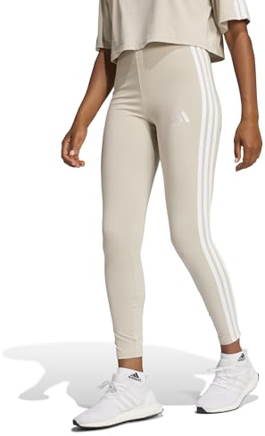 adidas Essentials Damen-Leggings mit 3 Streifen, aus Baumwolle, M
