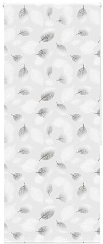 vidaxl shower roller blind - grey - modern design - 100x240 cm - water-resistant peva - space-saving - adjustable height - wall/ceiling/window mount - child safety chain