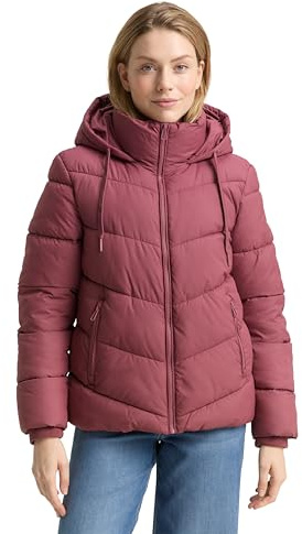 Tom Tailor Damen Puffer-Jacke mit Kapuze