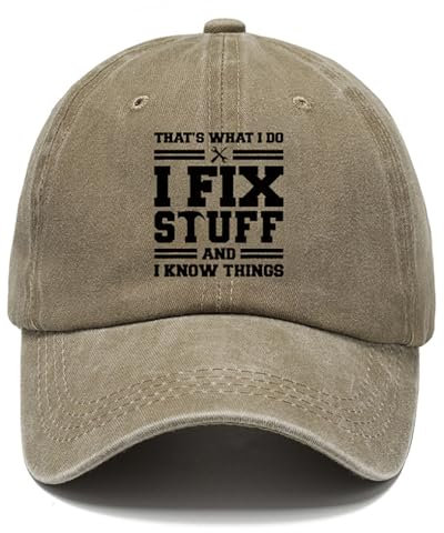 YULOONG Vintage Baseball Cap Herren Klassische Gewaschene Baumwolle Einstellbare Papa Cap Geschenke Ideen für Geburtstag Khaki